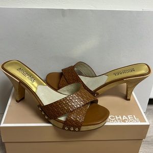 Michael Kors Natural Amelie Sandals Size 6.5M